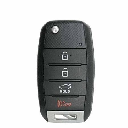 KEYLESS FACTORY 4 BUTTON REMOTE KEY REPLACEMENT FOR KIA NYODD4TX1306-TFL 95430-2T560 (NON-TRANSPONDE RFK-KIA-OPT4